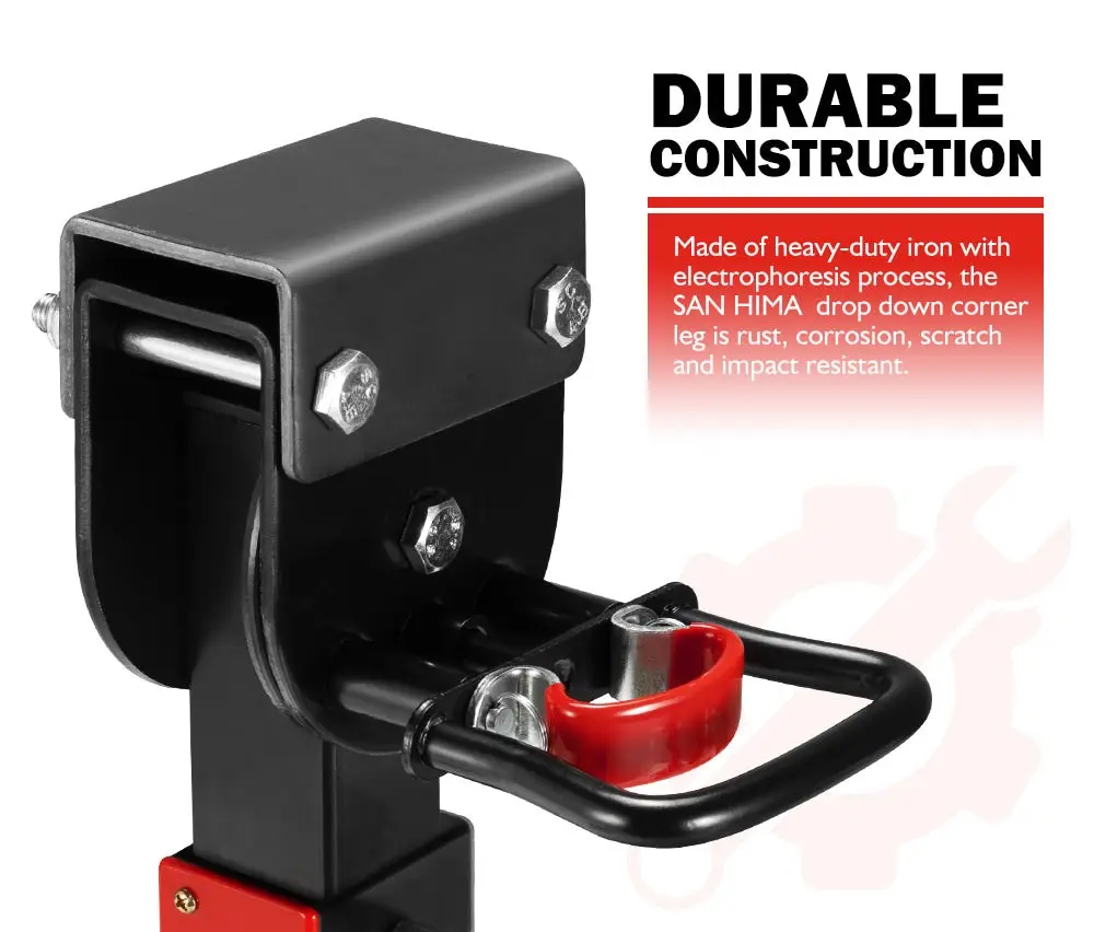 San Hima 4x 400mm Corner Legs Drop Down W/Handle Steel Base 1200LBS 5 San Hima 4x 400mm Corner Legs Drop Down W/Handle Steel Base 1200LBS - Image 3