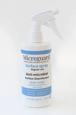 Microguard Spray Cleaner Eliminates Viruses, Germs, And Mould (including Covid19 And Keeps Killing Up To 28 Days On Hard Surfaces)