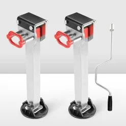 San Hima 2X 740MM Corner Legs Drop Down W/Handle Steel Base 1500LBS