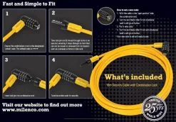 Milenco - 10m Security Cable - MIL5968 -Carbon Offroad Sales rgCMWv7rCbbrOf1S w8rN Vr0