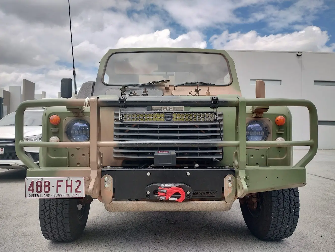 Carbon Offroad Hidden Winch Cradle For Ex-Army Landrover Perentie 4x4 And 6x6 8 Carbon Offroad Hidden Winch Cradle For Ex-Army Landrover Perentie 4x4 And 6x6 - Image 6