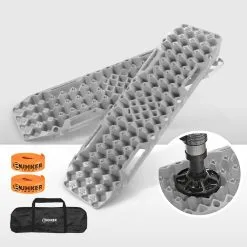 Bunker Indust Pair Recovery Tracks Sand Track With Jack Base 10T Grey