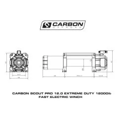 Carbon Offroad Carbon Scout Pro 12.0 Extreme Duty 12000lb Fast Electric Winch 21 Carbon Offroad Carbon Scout Pro 12.0 Extreme Duty 12000lb Fast Electric Winch -Carbon Offroad Sales u9 fRFXiMZ6rC851GpJQ6Xsmw