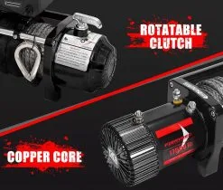 FIERYRED 17500LBS Winch Wireless Synthetic Rope 12V Remote Atv 4WD -Carbon Offroad Sales u9tVFTZtT8dJonff4wKjgbpxs