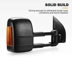 San Hima Pair Extendable Towing Mirrors For Nissan Pathfinder MY 2003-2013 Black -Carbon Offroad Sales uSnztY2AdWehAigpQJojQAMM 1