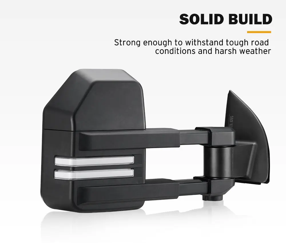 San Hima Pair Towing Mirrors For Ford Ranger Wildtrak MK PX XL XLT XLS 2012-MY2021 5 San Hima Pair Towing Mirrors For Ford Ranger Wildtrak MK PX XL XLT XLS 2012-MY2021 - Image 3