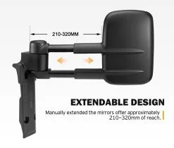 San Hima Extendable Towing Mirrors Pair For Toyota Landcruiser 70-79 1984-2019 -Carbon Offroad Sales wg 8LZDei5QZW0d4NRGDODMQ