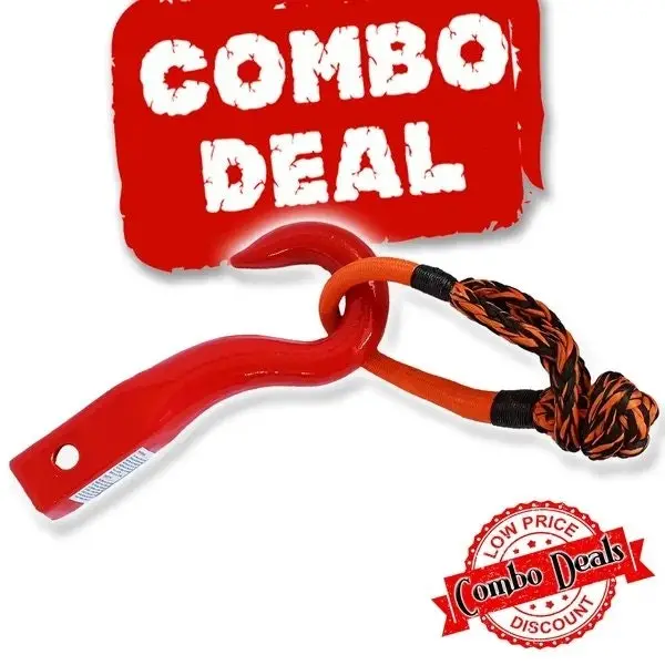 Carbon Offroad Carbon Recovery Hook And Soft Shackle Combo Deal 3 Carbon Offroad Carbon Recovery Hook And Soft Shackle Combo Deal