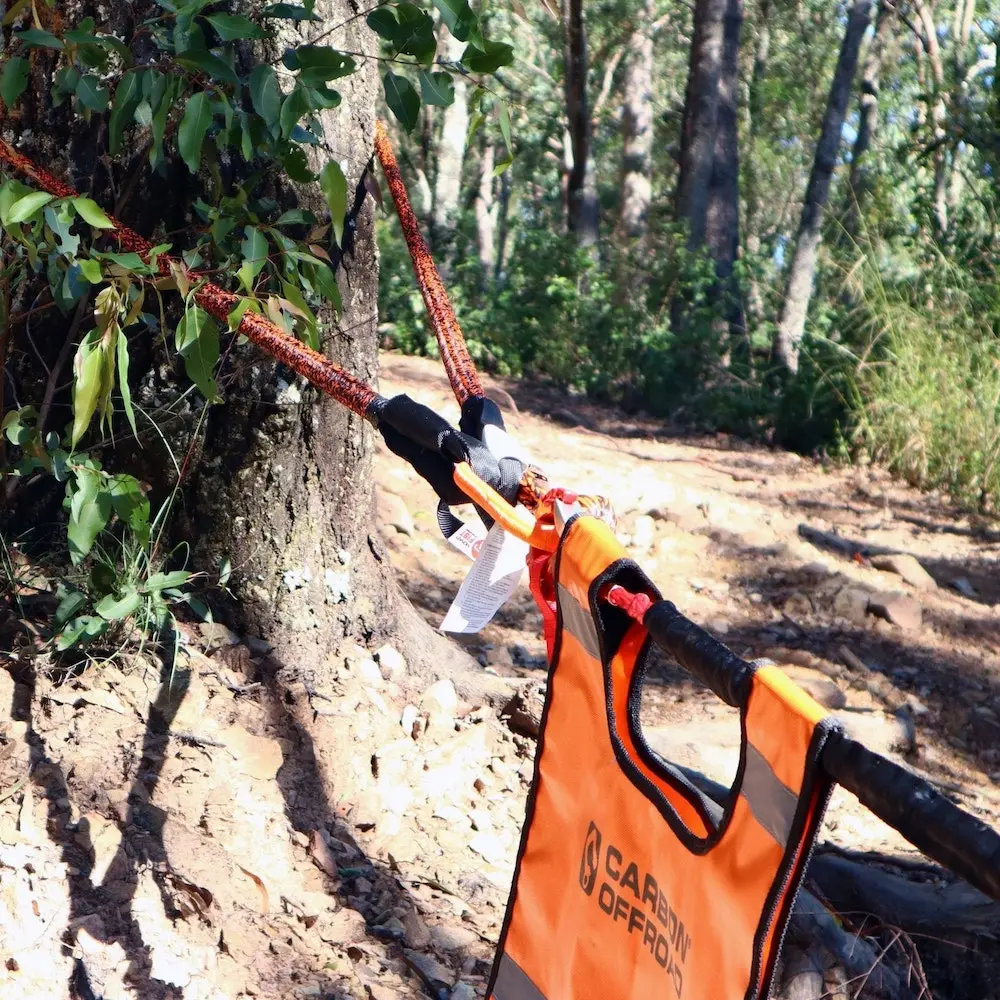 Carbon Offroad Monkey Fist 15T Synthetic Soft Shackle - Orange 7 Carbon Offroad Monkey Fist 15T Synthetic Soft Shackle - Orange - Image 5