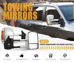 San Hima Pair Extendable Towing Mirror For Toyota Landcruiser 200 Series 2007-2021 With Indicator -Carbon Offroad Sales xIXREk68atiKTMP2gEbEpK39g