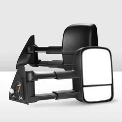 San Hima Pair Extendable Towing Mirrors For Toyota Prado 120 Series 2002-2009