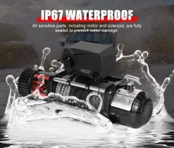 FIERYRED 17500LBS Winch Wireless Synthetic Rope 12V Remote Atv 4WD -Carbon Offroad Sales yyPMzgqot3BGylDYPVJb e7g