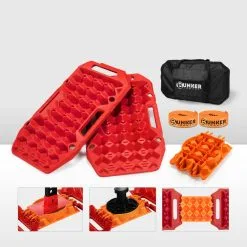 Bunker Indust Recovery Tracks Sand Track 15T 4WD Car Accessories 4x4 Red