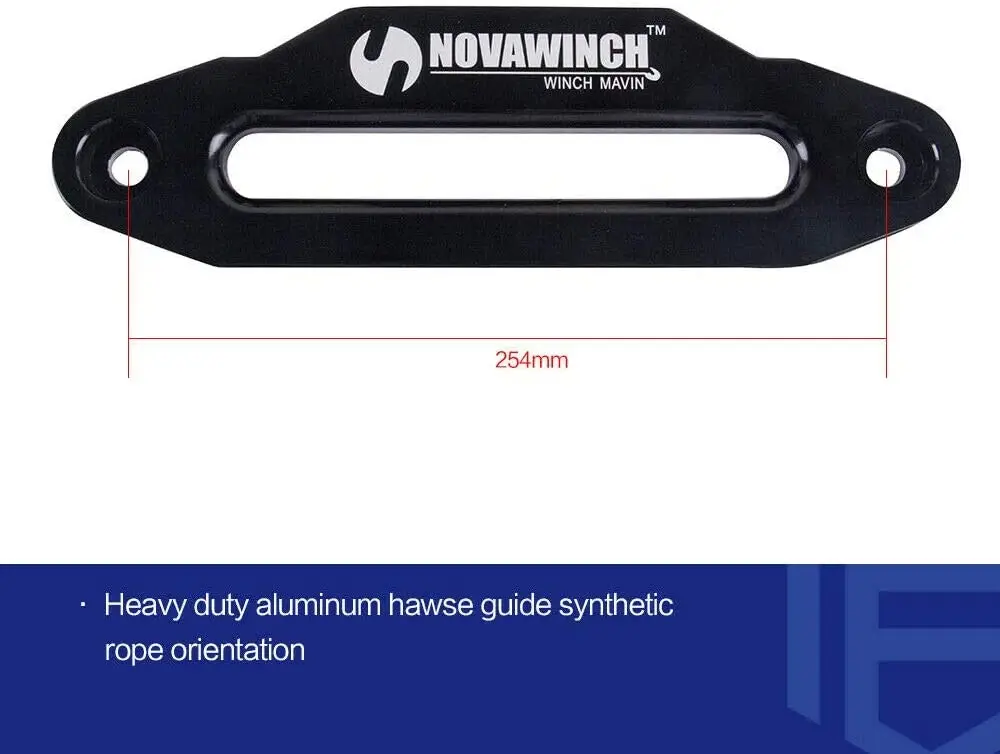 Novawinch Pro Series Pro12500 12500lb Electric Winch With Synthetic Rope Dc 12v For 4x4 Off Road 6 Novawinch Pro Series Pro12500 12500lb Electric Winch With Synthetic Rope Dc 12v For 4x4 Off Road - Image 4